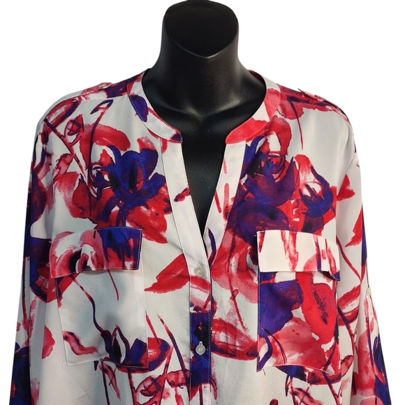 Floral Print Women's Top - Picture 3 of 8